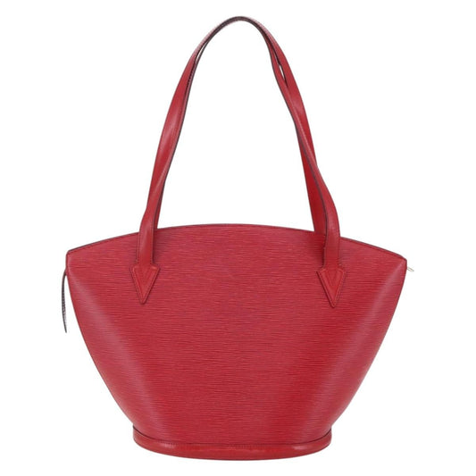 Louis Vuitton Saint Jacques Handbag Epi Leather, RED, LEATHER, Shoulder bag