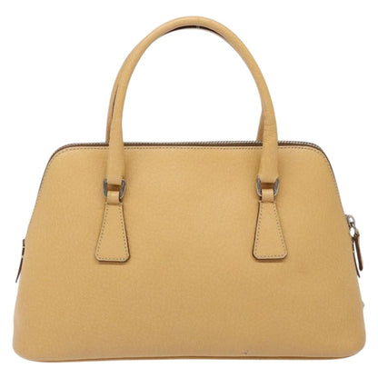 Prada Cuir Promenade Bag Saffiano Leather, BEIGE, LEATHER, Handbag