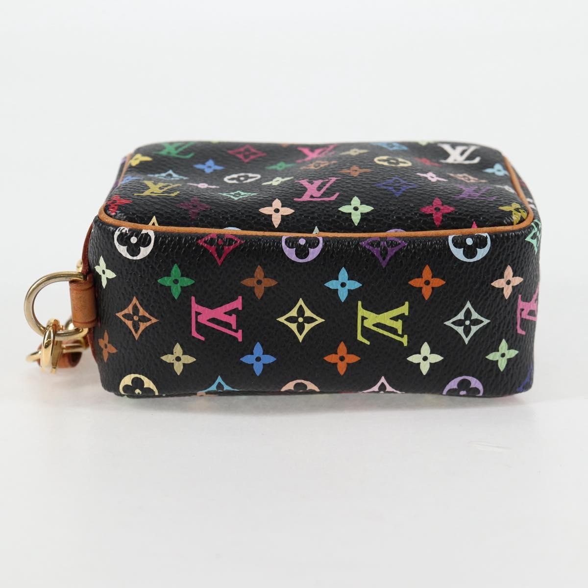 Louis Vuitton Wapity Trousse Pouch Monogram Multicolor, BLACK, CANVAS, Clutche & pouche
