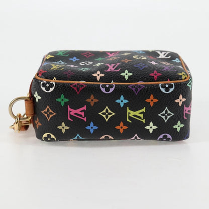Louis Vuitton Wapity Trousse Pouch Monogram Multicolor, BLACK, CANVAS, Clutche & pouche