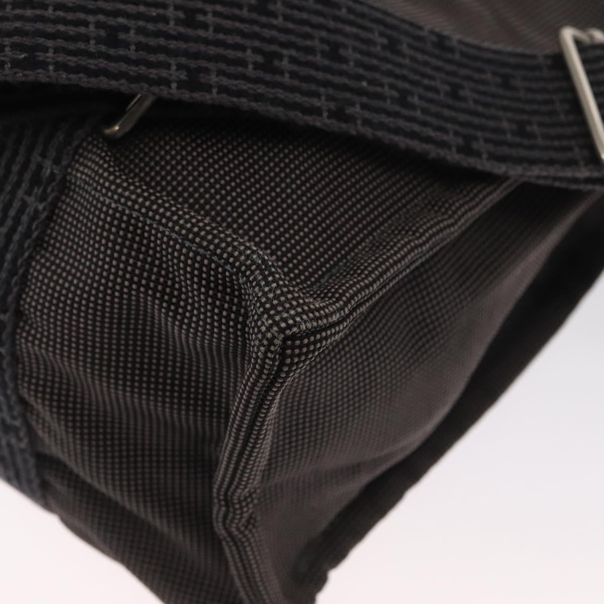 Hermes Herline Backpack Canvas, GRAY, CANVAS, Backpack