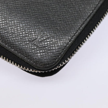 Louis Vuitton Zippy wallet vertical Taïga, GRAY, LEATHER, Wallets