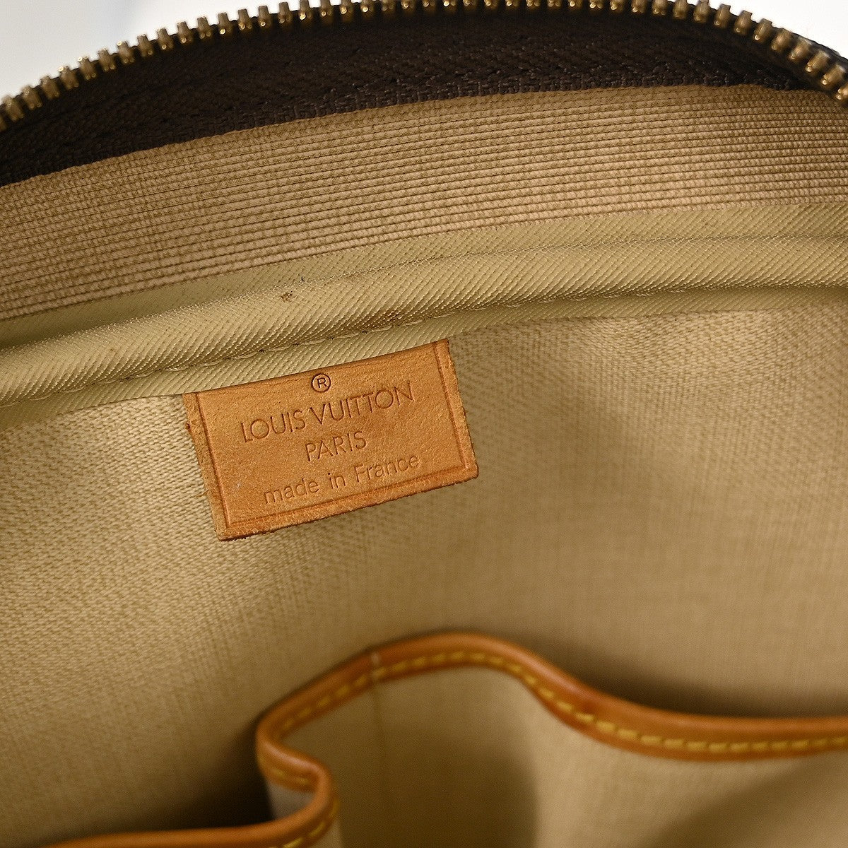 Louis Vuitton Deauville Handbag Monogram Canvas, BROWN, CANVAS, Handbag