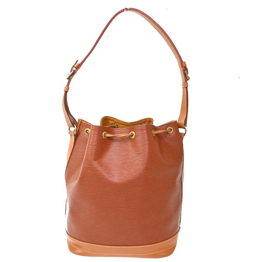 Louis Vuitton Noe Handbag Epi Leather, BROWN, LEATHER, Shoulder bag