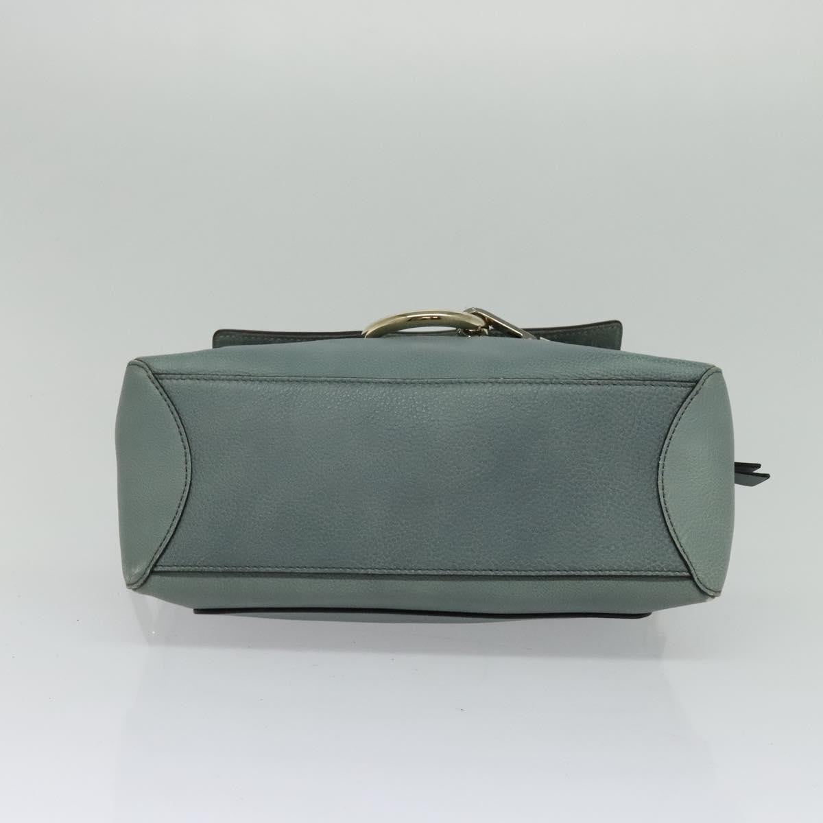 Chloe Faye Day Bag Leather, GREEN, LEATHER, Handbag