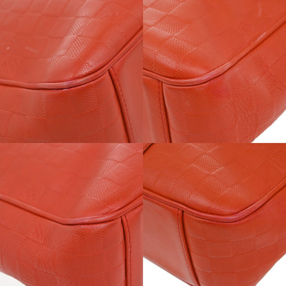 Louis Vuitton Tadao Handbag Damier Infini Leather, Red, Leather, Handbag