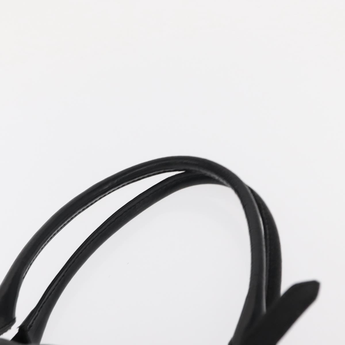 Burberry Vintage Tote Leather, BLACK, LEATHER, Tote bag