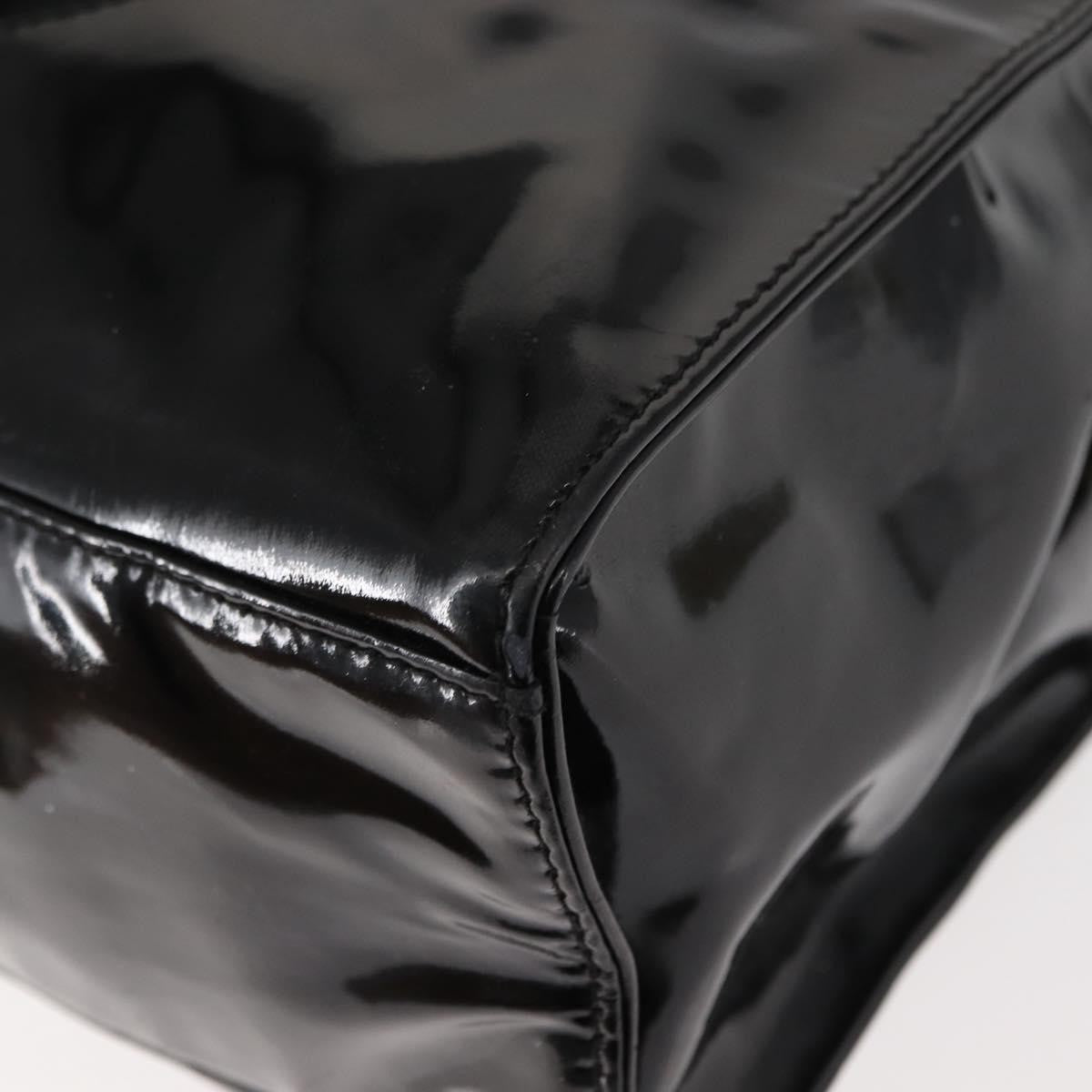 Chanel Vintage Timeless Zip Tote Patent Leather, BLACK, PATENT_LEATHER, Tote bag