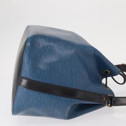 Louis Vuitton Petit Noe Handbag Epi Leather, BLACK, LEATHER, Shoulder bag