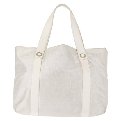 Bvlgari Logomania Tote bag Canvas, SILVER, CANVAS, Tote bag