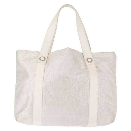 Bvlgari Logomania Tote bag Canvas, SILVER, CANVAS, Tote bag