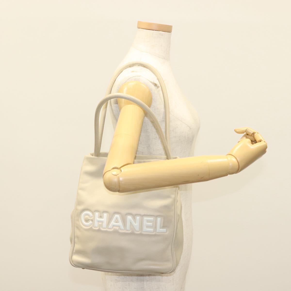 Chanel Camellia Tote Leather, BEIGE, LEATHER, Tote bag