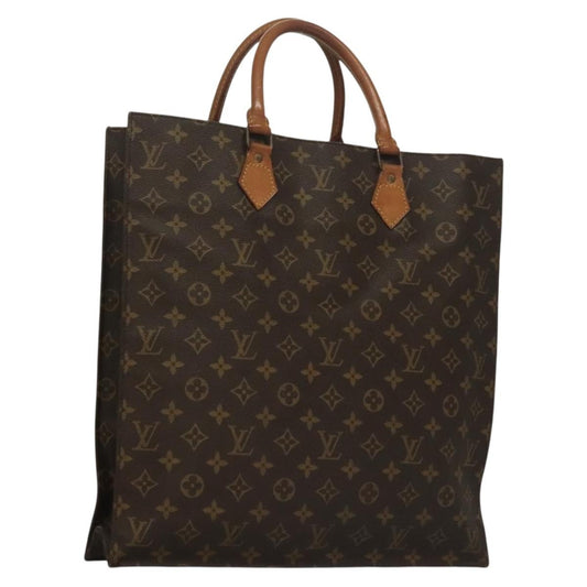 Louis Vuitton Sac Plat Bag Monogram Canvas, BROWN, CANVAS, Handbag