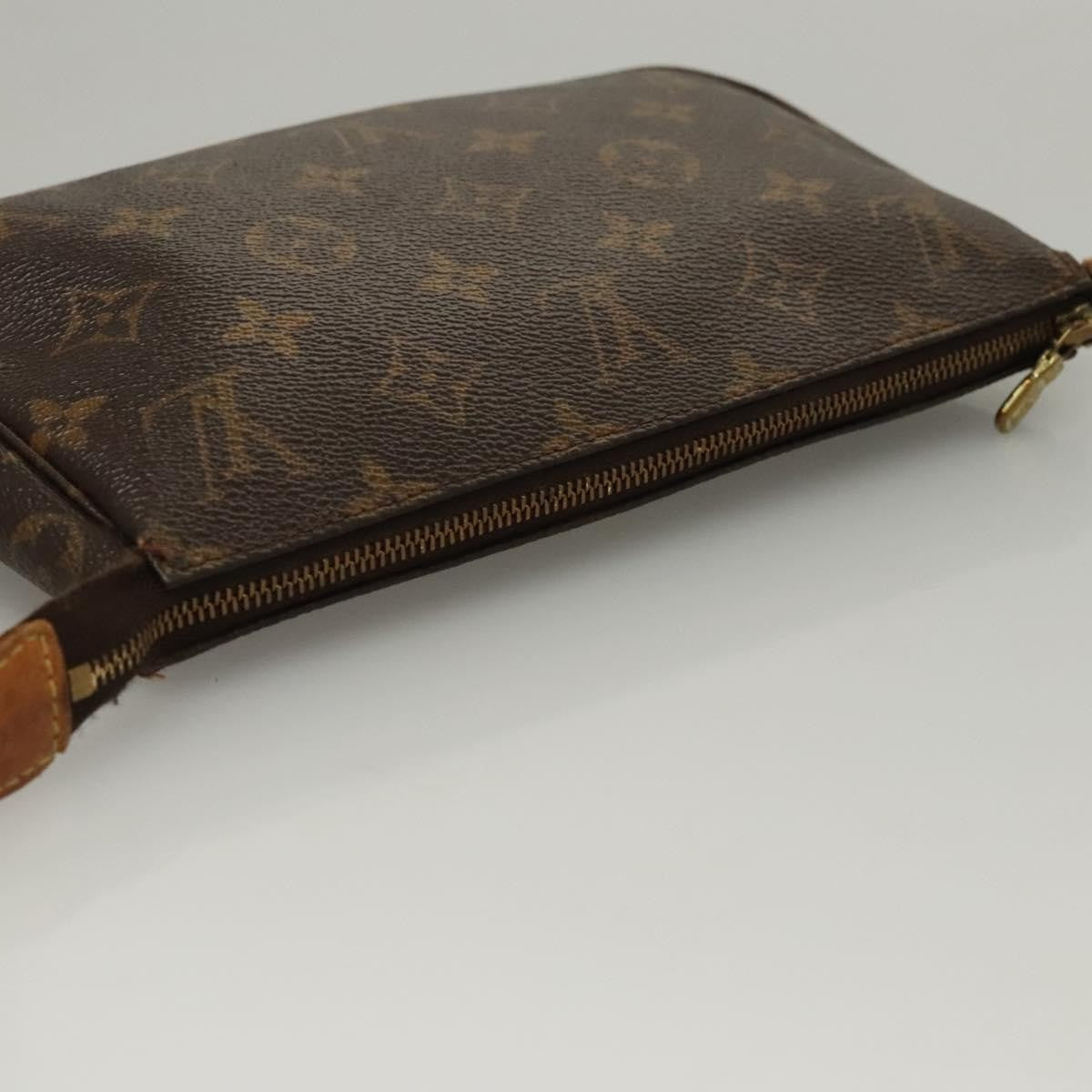 Louis Vuitton Pochette Accessoires Monogram Canvas, BROWN, CANVAS, Clutche & pouche