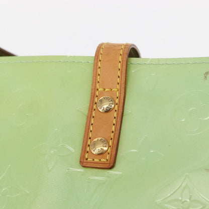 Louis Vuitton Reade Handbag Monogram Vernis, GREEN, PATENT_LEATHER, Tote bag