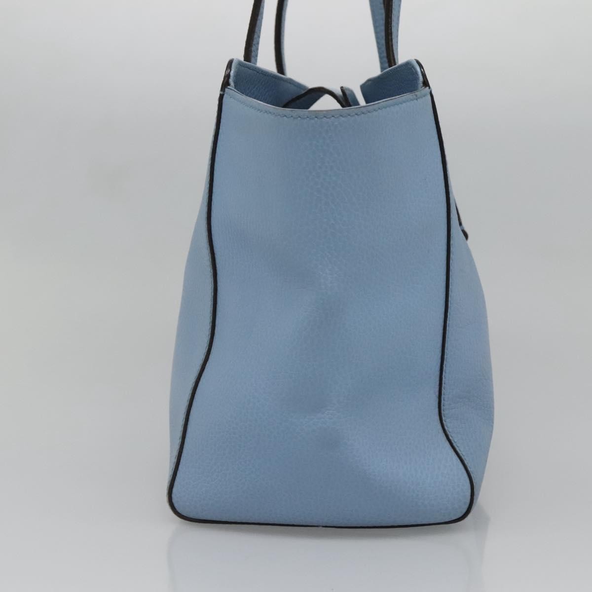 Gucci Swing Tote Leather, BLUE, LEATHER, Tote bag