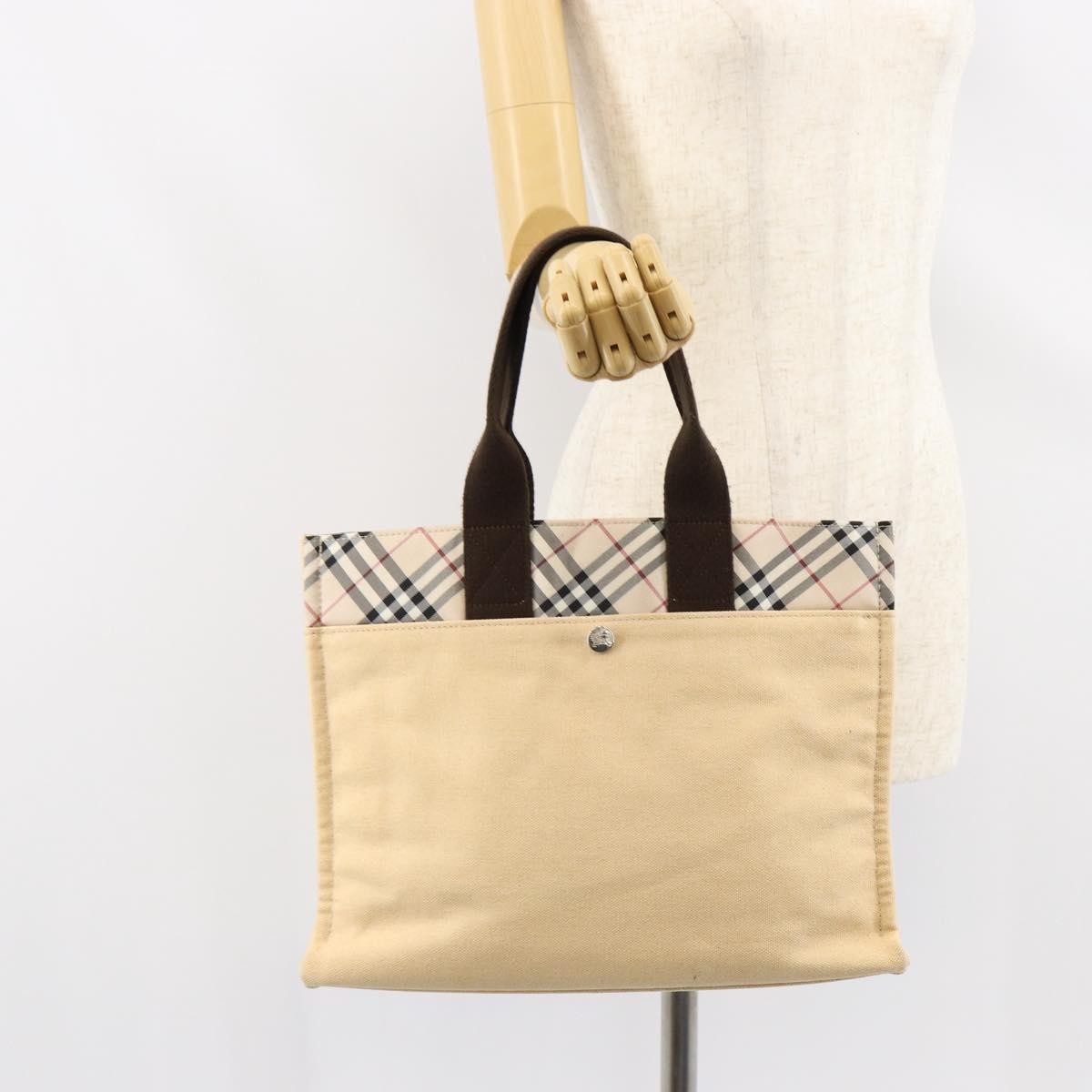 Burberry Blue Label Tote Bag Nylon, BEIGE, NYLON, Tote bag