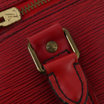 Louis Vuitton Keepall Bag Epi Leather, Red, Leather, Travel Bag