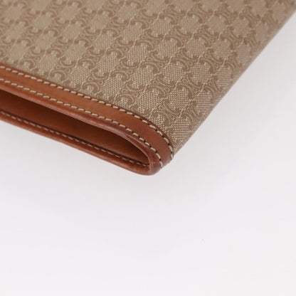 Celine Macadam Pochette Clutch, BEIGE, PVC, Clutche & pouche