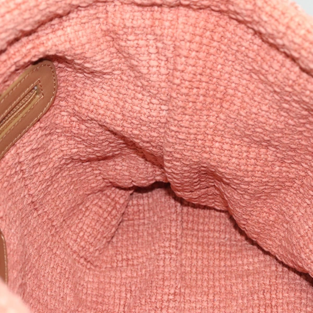 Chanel Mademoiselle Lock Tote Woven Straw, BEIGE, LEATHER, Shoulder bag