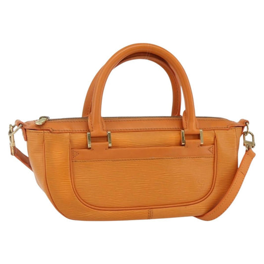 Louis Vuitton Danura Handbag Epi, ORANGE, LEATHER, Handbag