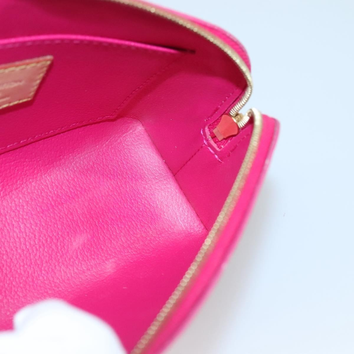 Louis Vuitton Cosmetic Case Limited Edition Monogram Vernis Ikat, PINK, PATENT_LEATHER, Toiletry Case