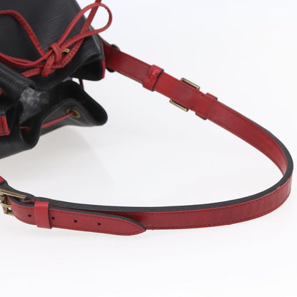 Louis Vuitton Bicolor Noe Handbag Epi Leather, BLACK, LEATHER, Handbag