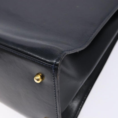 Gucci Lady Lock Leather, NAVY, LEATHER, Handbag