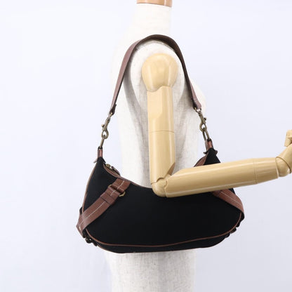 Burberry Blue Label shoulder bag Wool, BLACK, WOOL, Shoulder bag