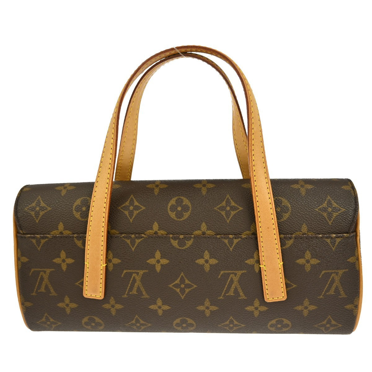 Louis Vuitton Sonatine Handbag Monogram Canvas, BROWN, CANVAS, Handbag