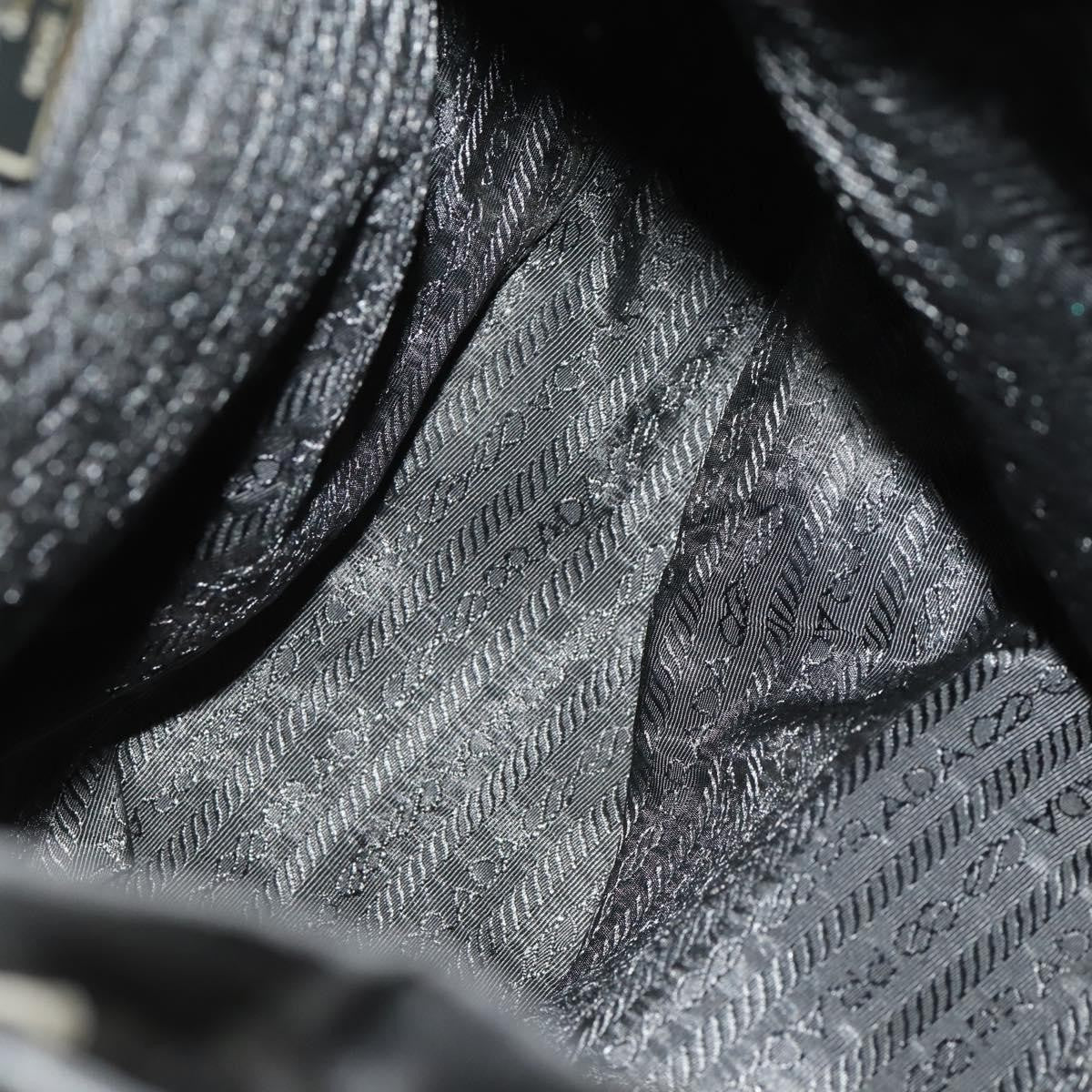 Prada Logo Backpack Tessuto, BLACK, NYLON, Backpack