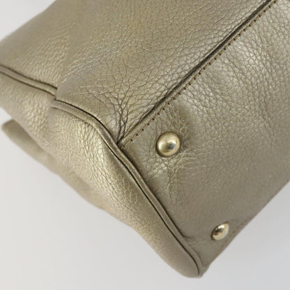 Gucci Bamboo Shopper Tote Leather, BEIGE, LEATHER, Tote bag