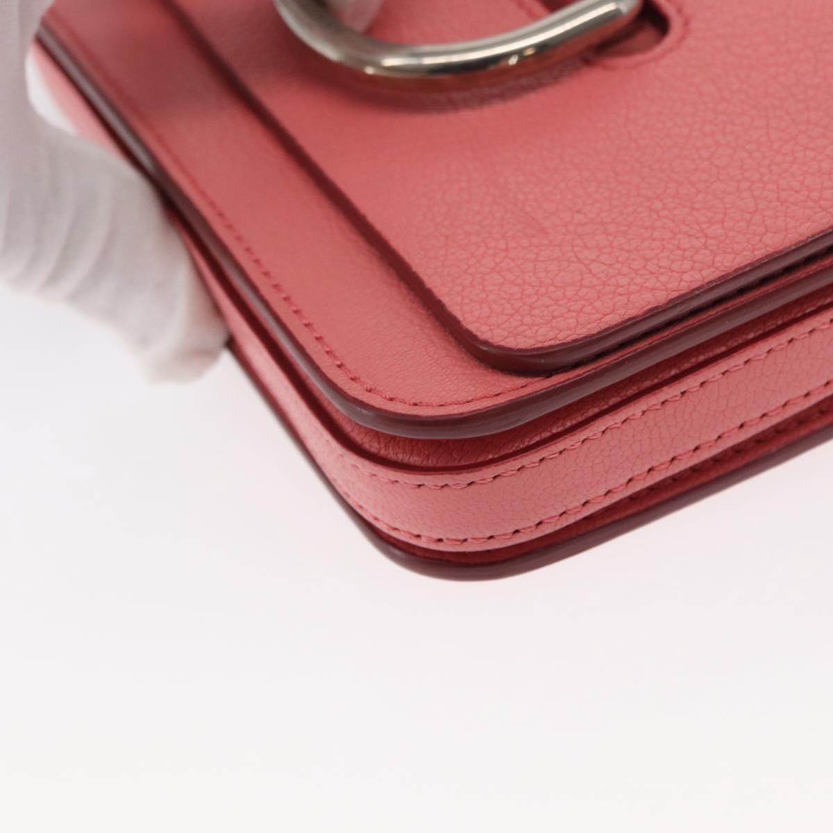 Burberry D-Ring Shoulder Bag Leather, PINK, LEATHER, Shoulder bag