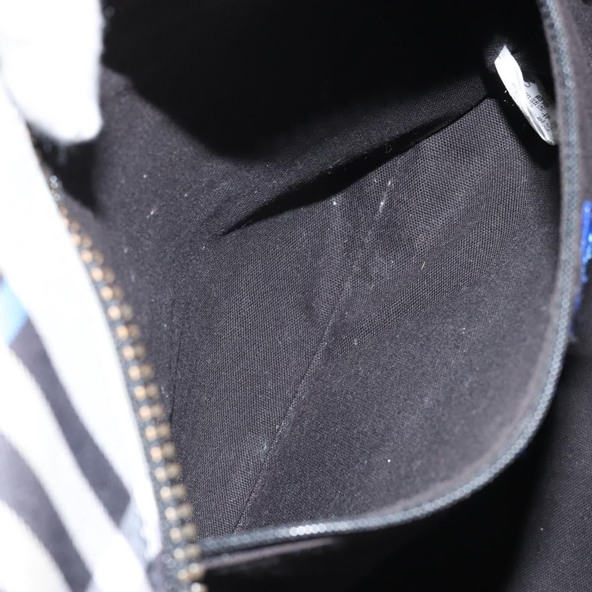 Burberry Blue Label Handbag Canvas, BLACK, CANVAS, Handbag