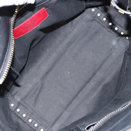 Valentino Garavani Rockstud Tote Soft Leather, BLACK, LEATHER, Tote bag