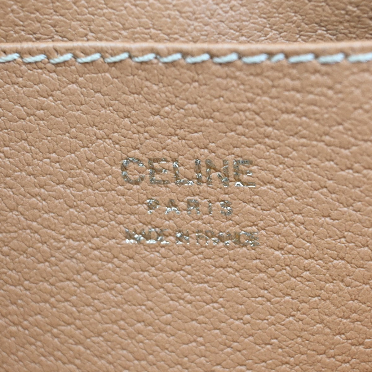 Celine Macadam Pochette Canvas and Leather, BROWN, CANVAS, Clutche & pouche