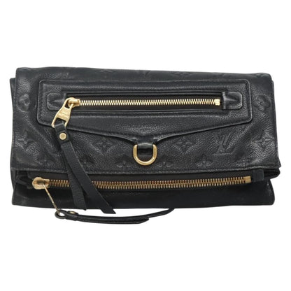Louis Vuitton Petillante Clutch Monogram Empreinte Leather, BLACK, LEATHER, Clutche & pouche