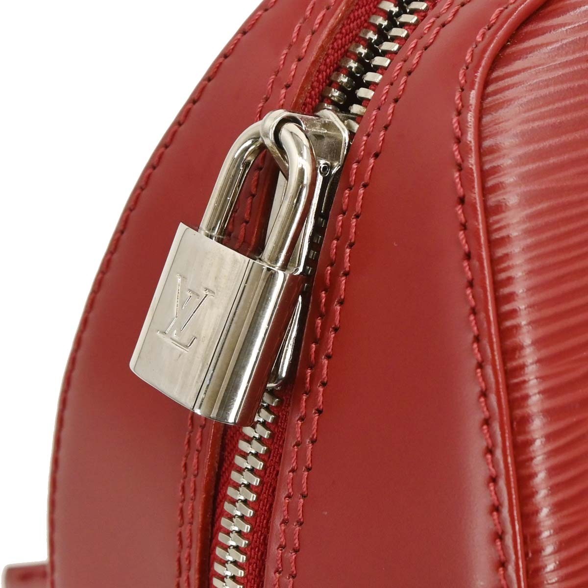 Louis Vuitton Jasmin Bag Epi Leather, RED, LEATHER, Handbag