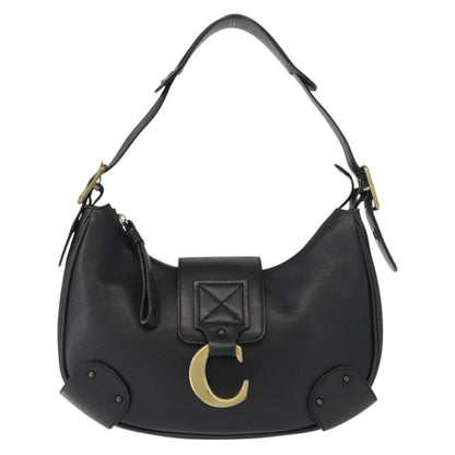 Chloe Paddington Lock Handbag Leather, BLACK, LEATHER, Shoulder bag
