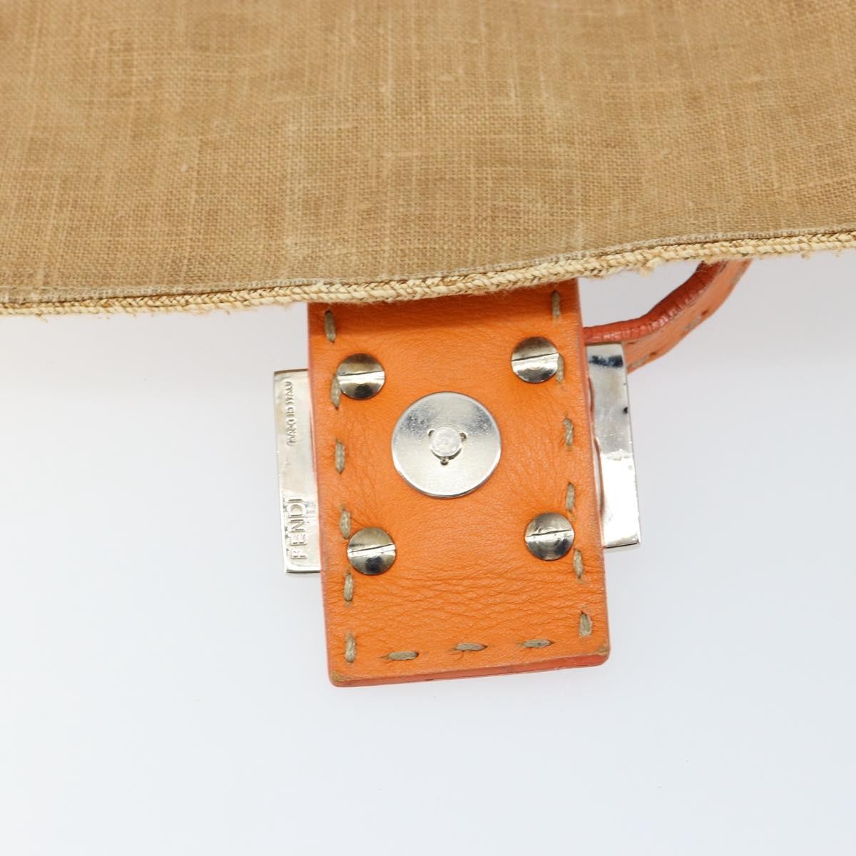 Fendi Mama Forever Bag Raphia, BEIGE, WOOD, Bag