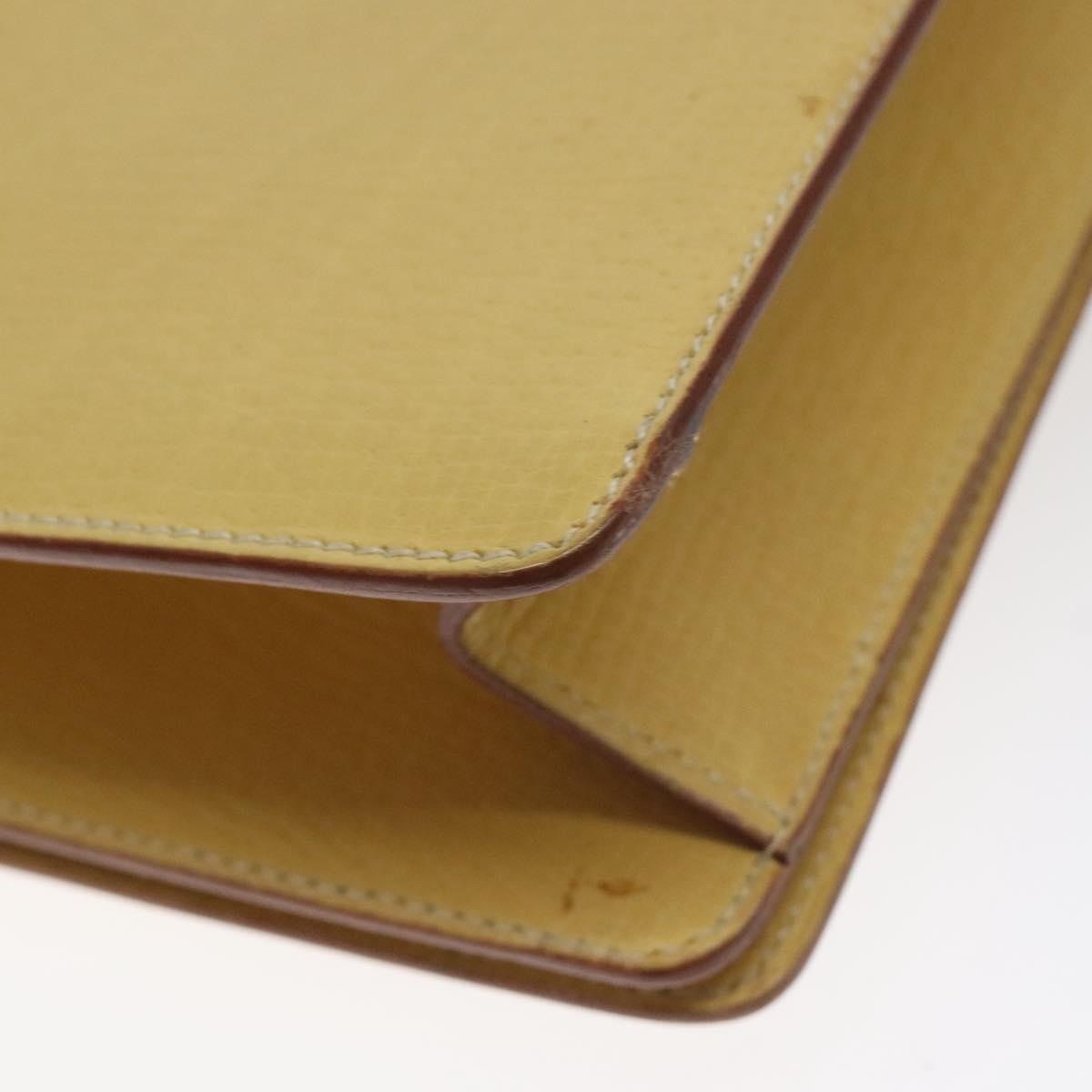 Loewe Barcelona Shoulder Bag Leather, YELLOW, LEATHER, Shoulder bag