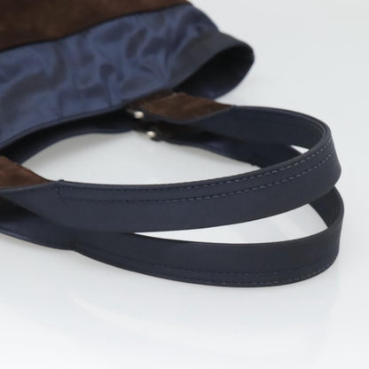 Salvatore Ferragamo Convertible Front Zip Pocket Tote Suede, BROWN, SUEDE, Tote bag