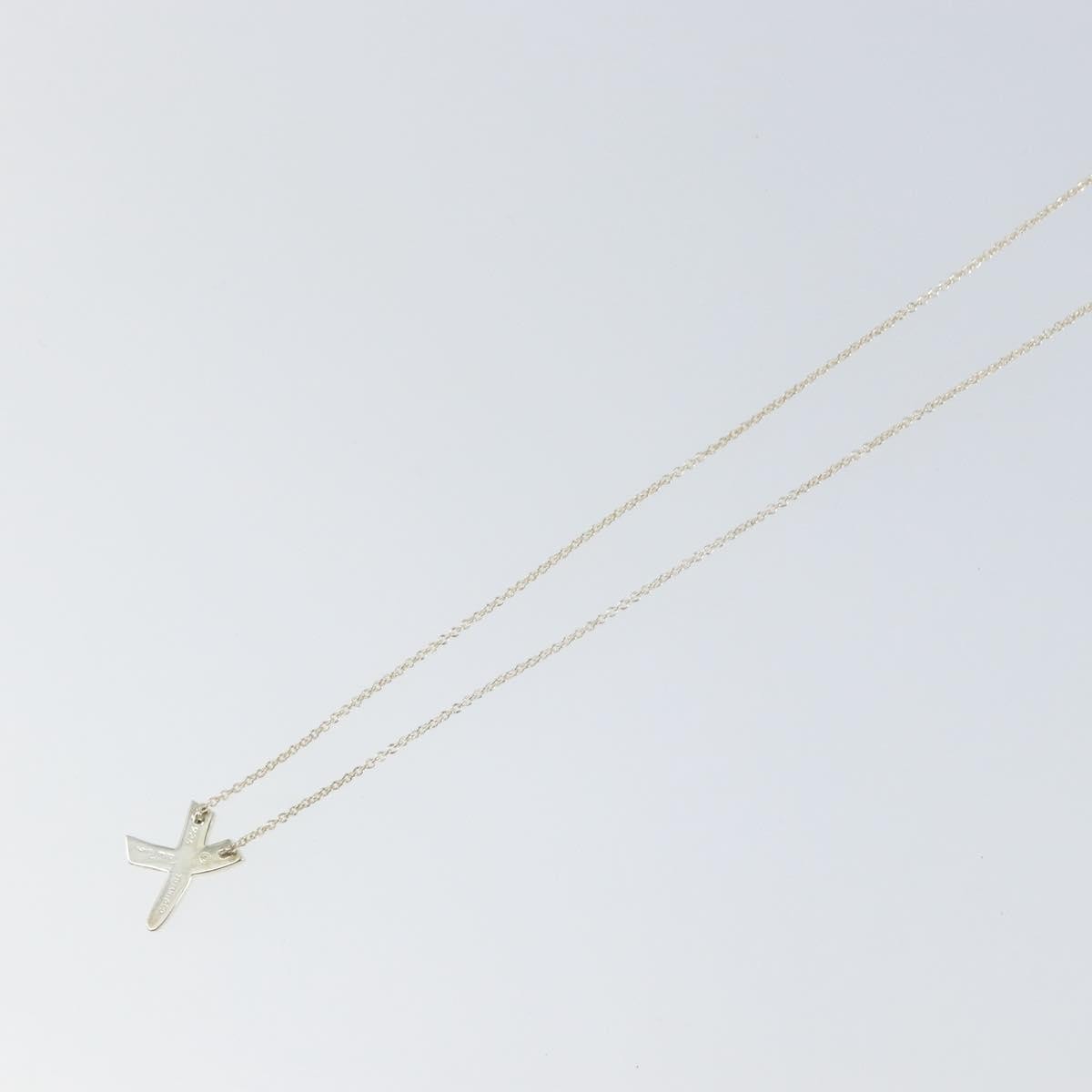 Tiffany & Co. Paloma Picasso Graffiti X Pendant Necklace Silver, SILVER, SILVER, Necklace