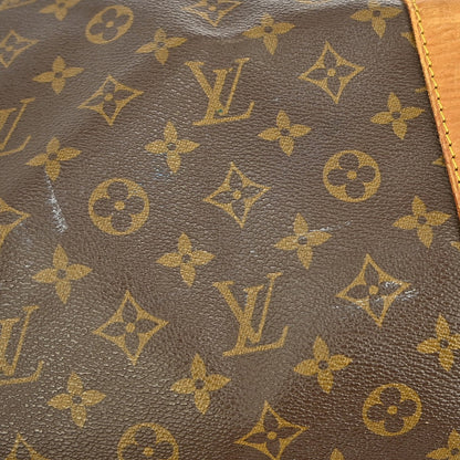 Louis Vuitton Keepall Bag Monogram Canvas, BROWN, CANVAS, Travel bag
