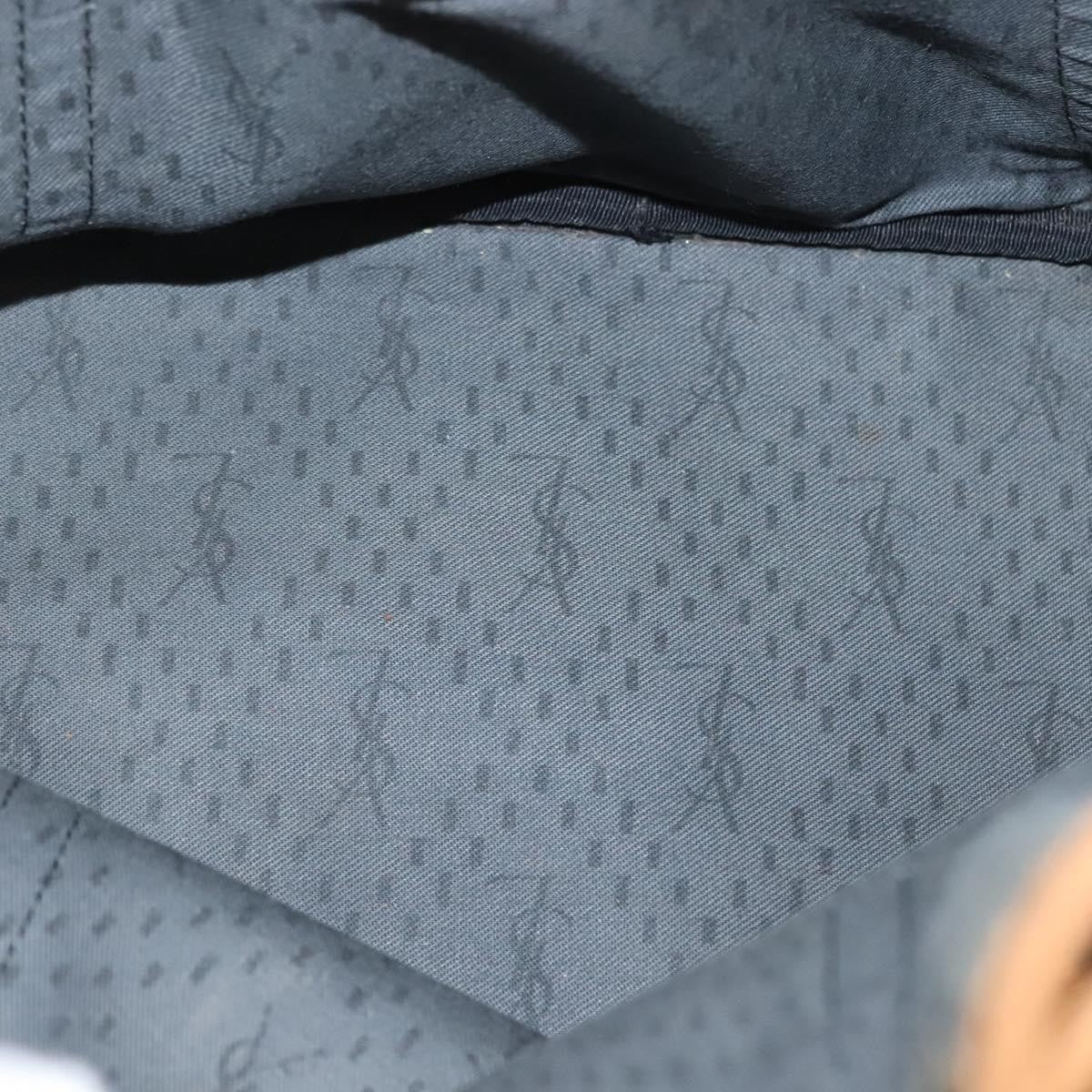 Saint Laurent Vintage Shoulder Bag PVC Leather, BLACK, PVC, Shoulder bag