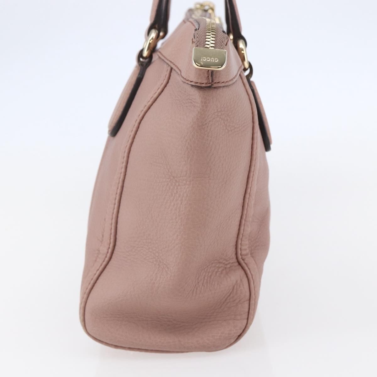 Gucci Soho Zip Tote Leather, PINK, LEATHER, Tote bag