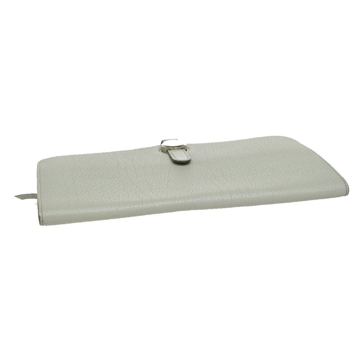 Hermes Dogon Duo Combined Wallet Leather, GRAY, LEATHER, Wallets