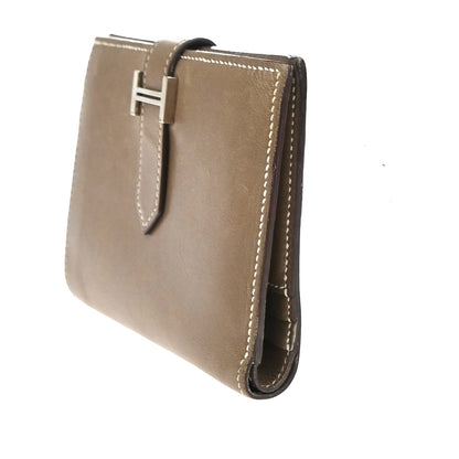 Hermes Bearn Coin Wallet Epsom, Brown, Leather, Wallet
