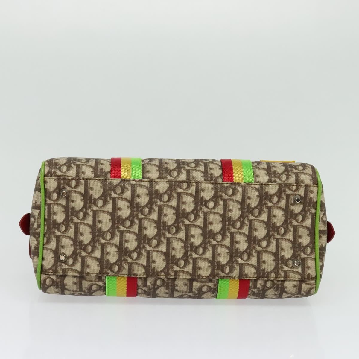 Christian Dior Vintage Rasta Boston Bag Diorissimo Canvas, BEIGE, CANVAS, Travel bag