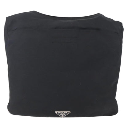 Prada Zip Messenger Quilted Tessuto, BLACK, NYLON, Shoulder bag